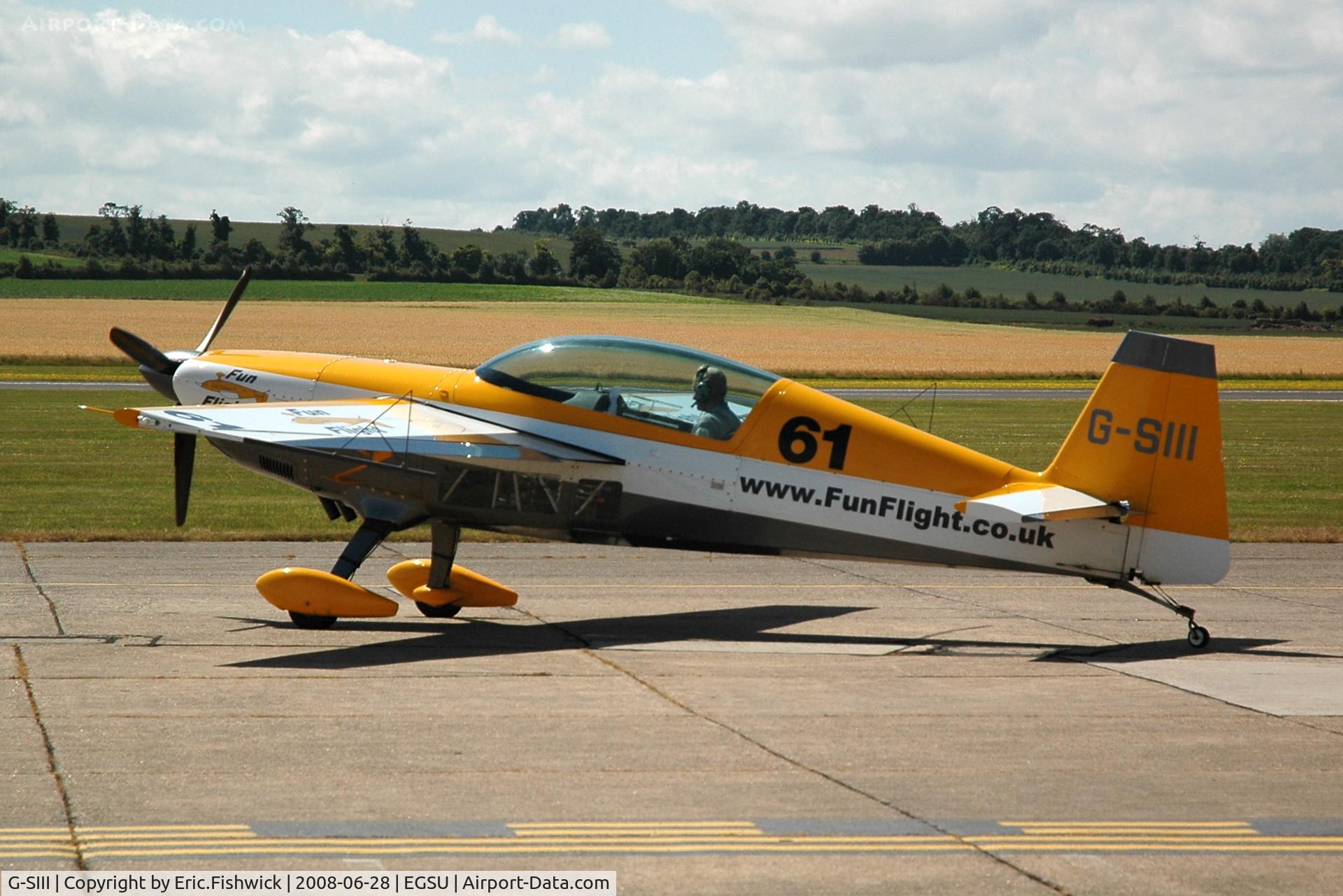 G-SIII, 1994 Extra EA-300 C/N 058, 1. G-SIII at British Aerobatics Championships June 2008