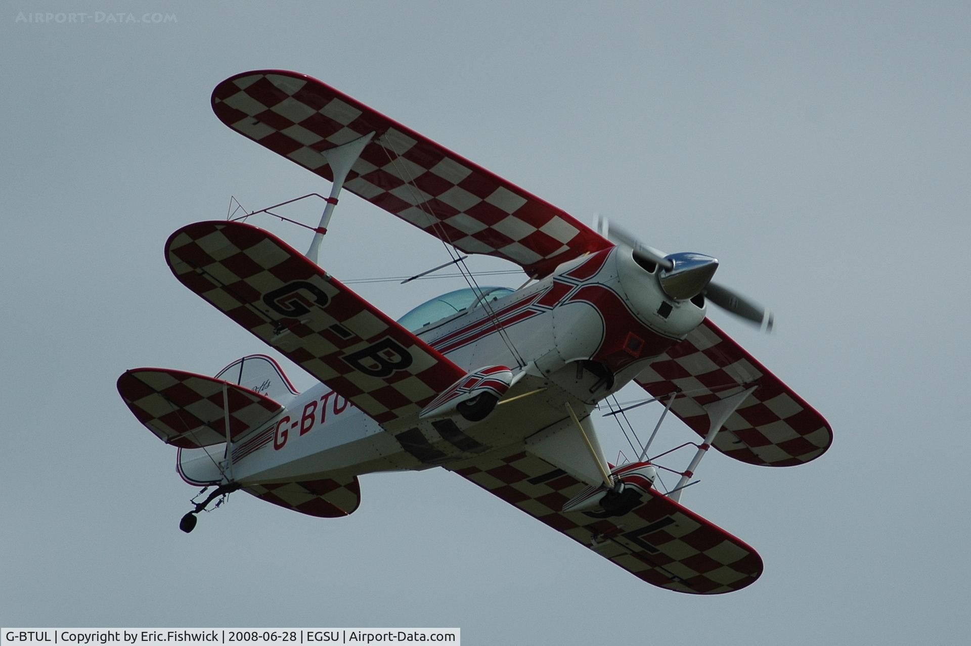 G-BTUL, 1979 Aerotek Pitts S-2A Special C/N 2200, 4. G-BTUL at British Aerobatics Championships June 2008