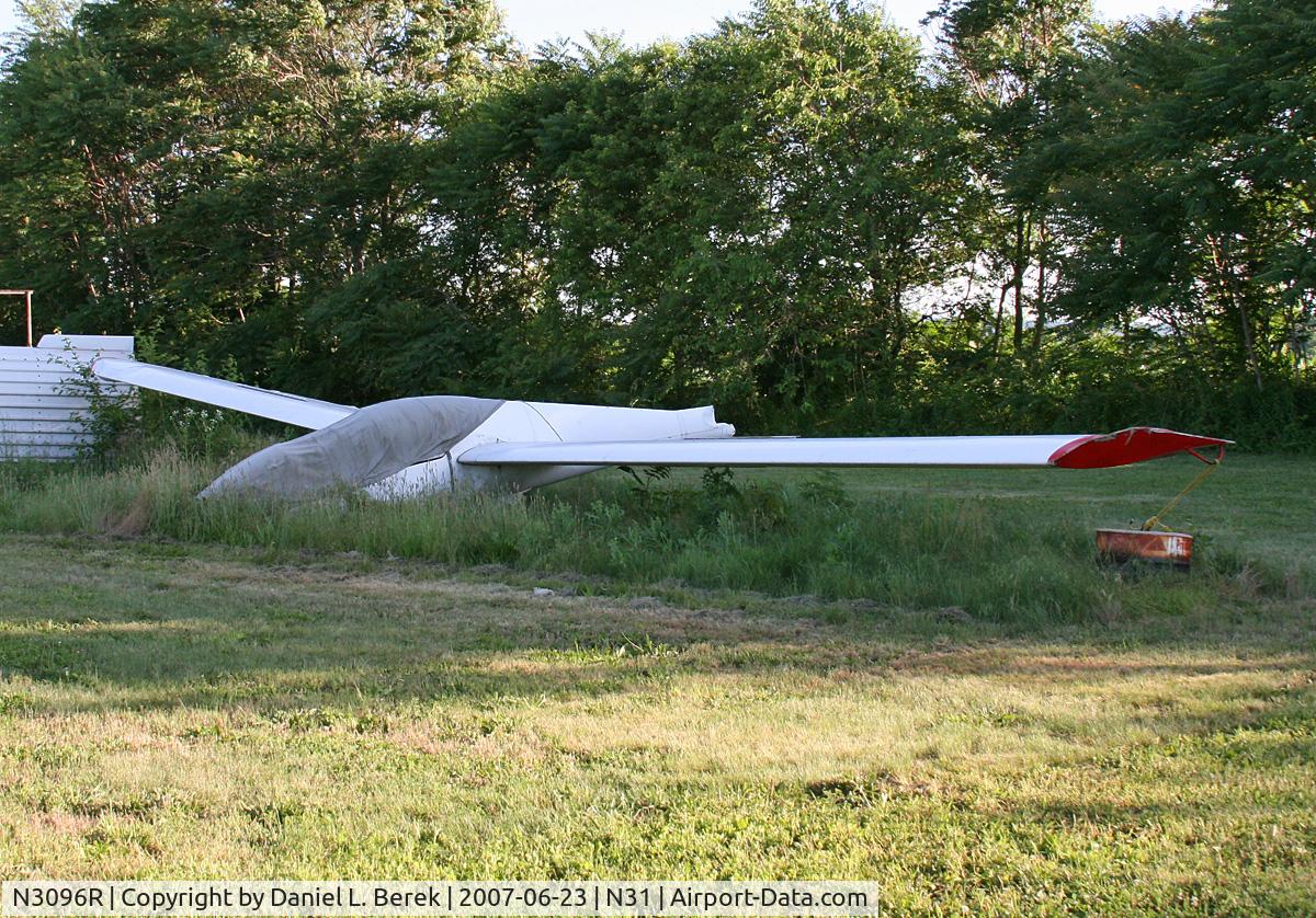 N3096R, 1991 PZL-Krosno KR-03A Puchatek C/N 03-13, This poor glider suffered a tailstrike; hopefully, she'll be repaired.