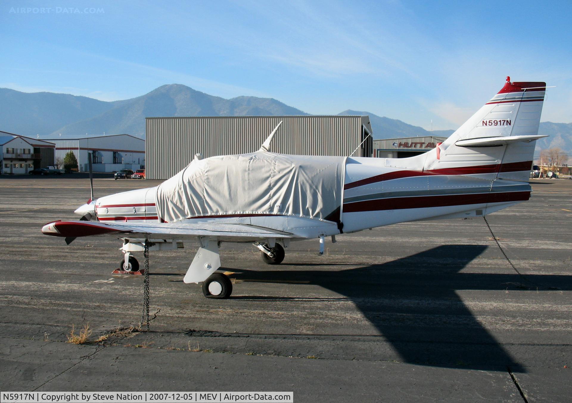 N5917N, 1979 Rockwell International 114A Commander C/N 14534, 1979 Rockwell International 114A in winter afternoon sun @ Minden, NV
