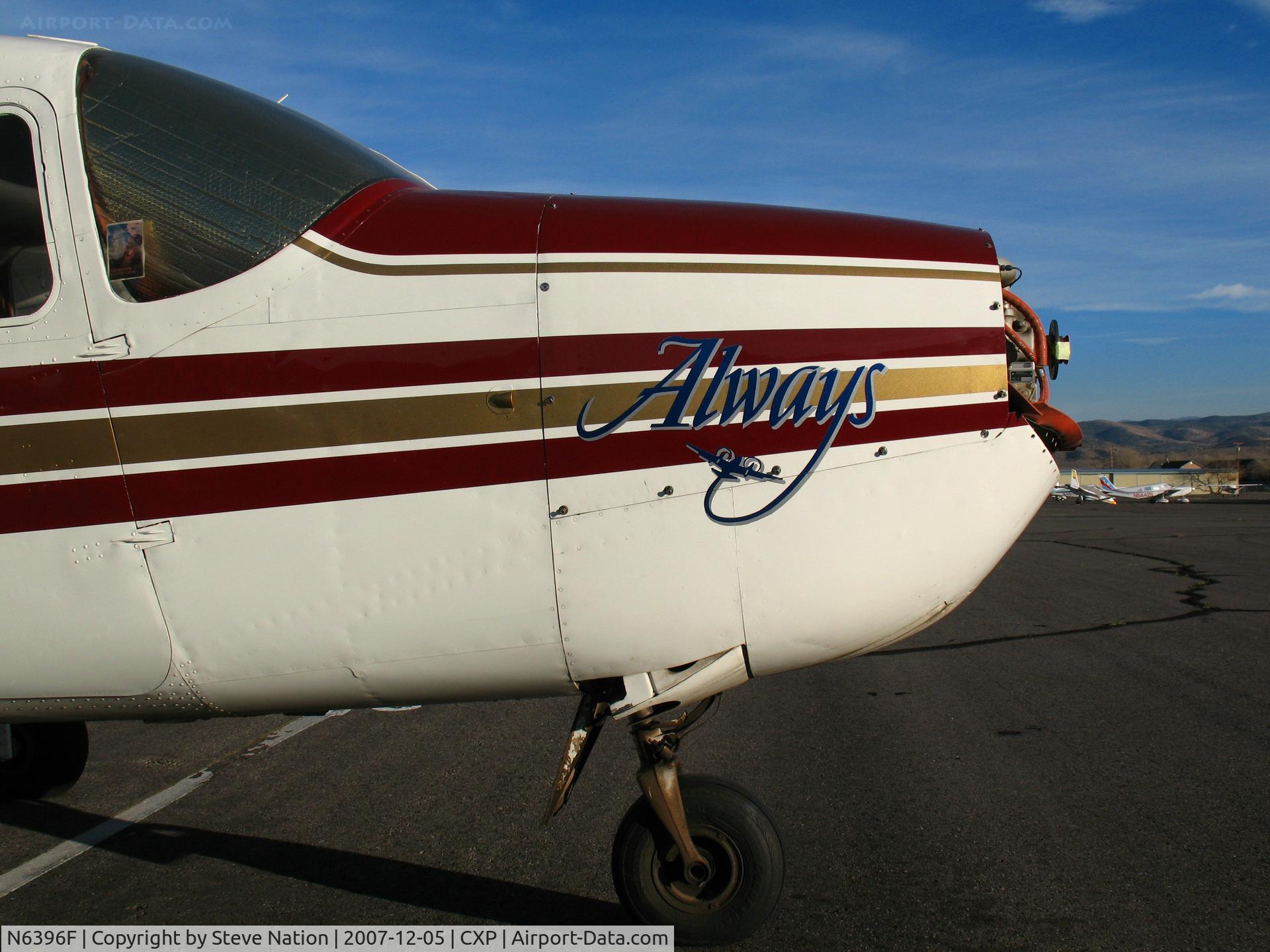 N6396F, 1966 Cessna 337A Super Skymaster C/N 337-0396, 1966 Cessna 337A minus props (used in air tanker movie 'Always') @ Carson City, NV
