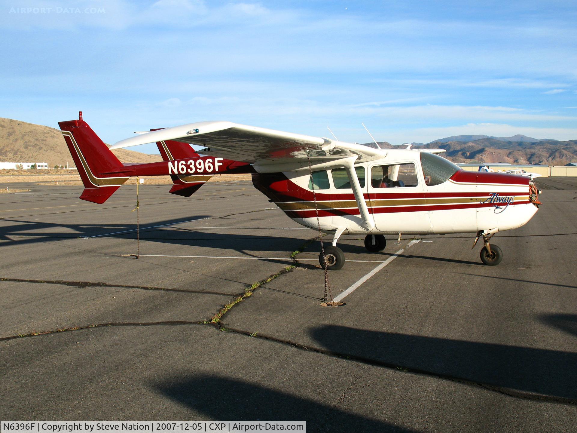 N6396F, 1966 Cessna 337A Super Skymaster C/N 337-0396, 1966 Cessna 337A minus props (used in air tanker movie 'Always') @ Carson City, NV