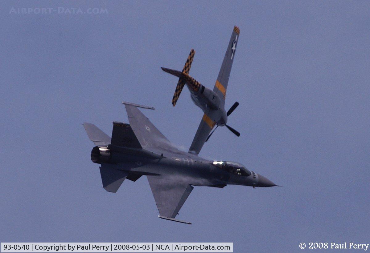 93-0540, 1993 Lockheed F-16C Fighting Falcon C/N CC-175, Heritage Break
