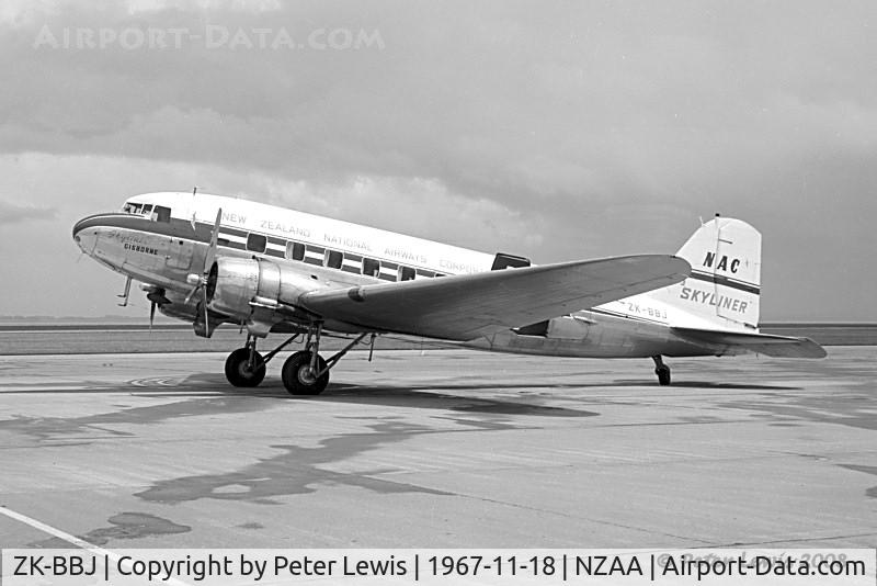 ZK-BBJ, 1945 Douglas DC-3 C/N 34222, NZ National Airways Corp., Wellington