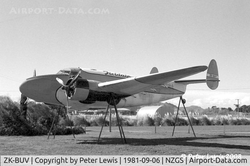 ZK-BUV, 1942 Lockheed 18-56 Lodestar Lodestar C/N 18-2152, Fieldair Ltd., Gisborne