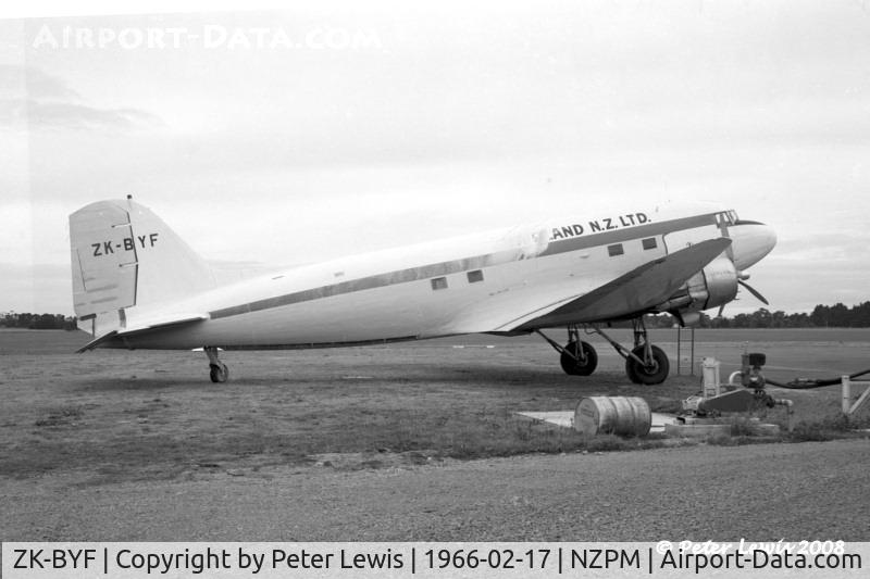 ZK-BYF, 1944 Douglas C-47B Skytrain C/N 20051, Airland (NZ) Ltd., Palmerston North