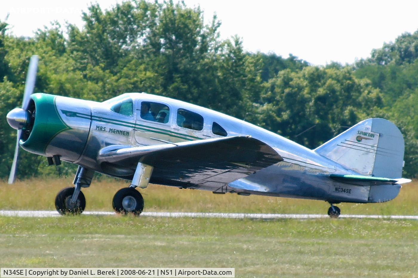 N34SE, 1940 Spartan 7W Executive C/N 34, Gleaming elegance: 