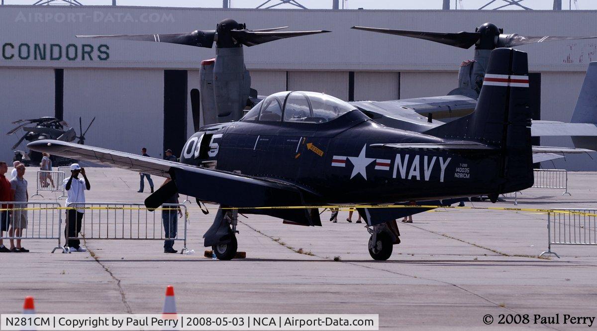 N281CM, 1955 North American T-28B Trojan C/N 219-34, Just sitting static today