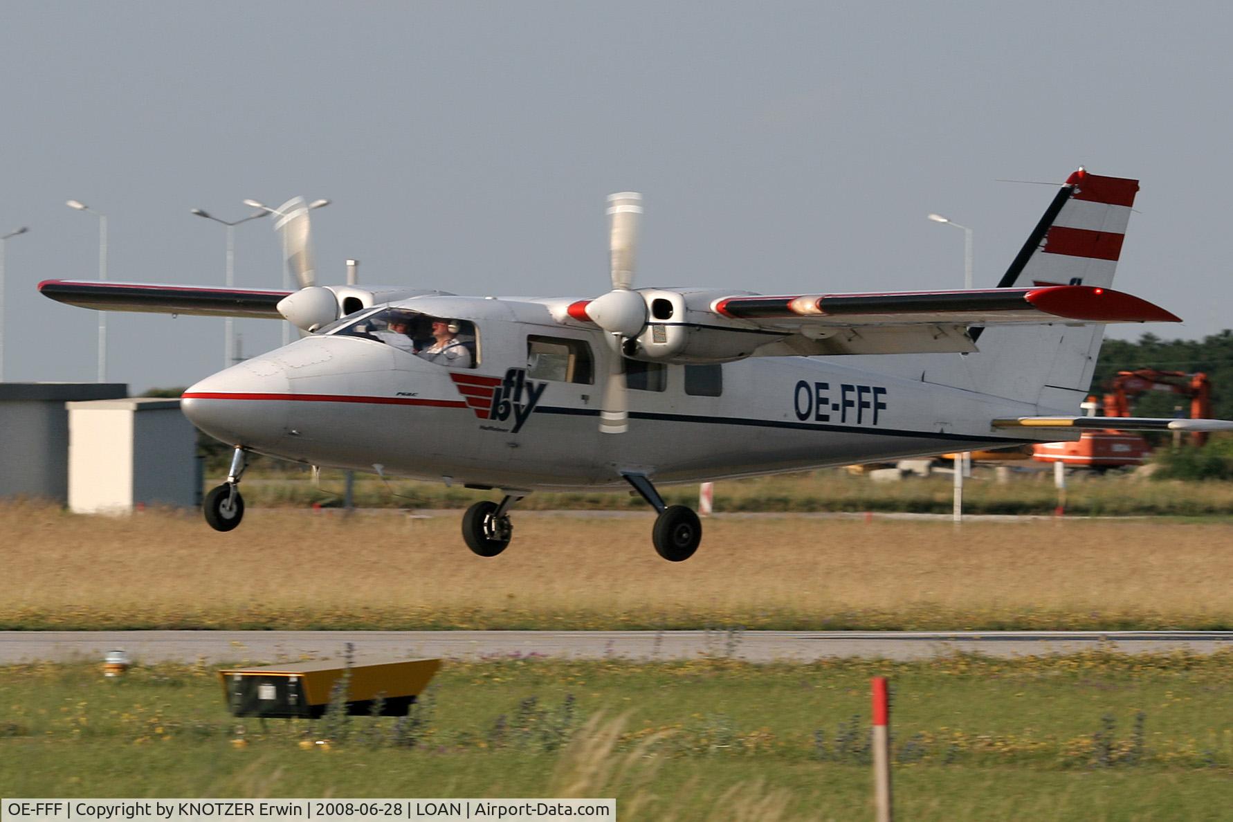 OE-FFF, Partenavia P-68C C/N 221, taken at LOAN in Austria
