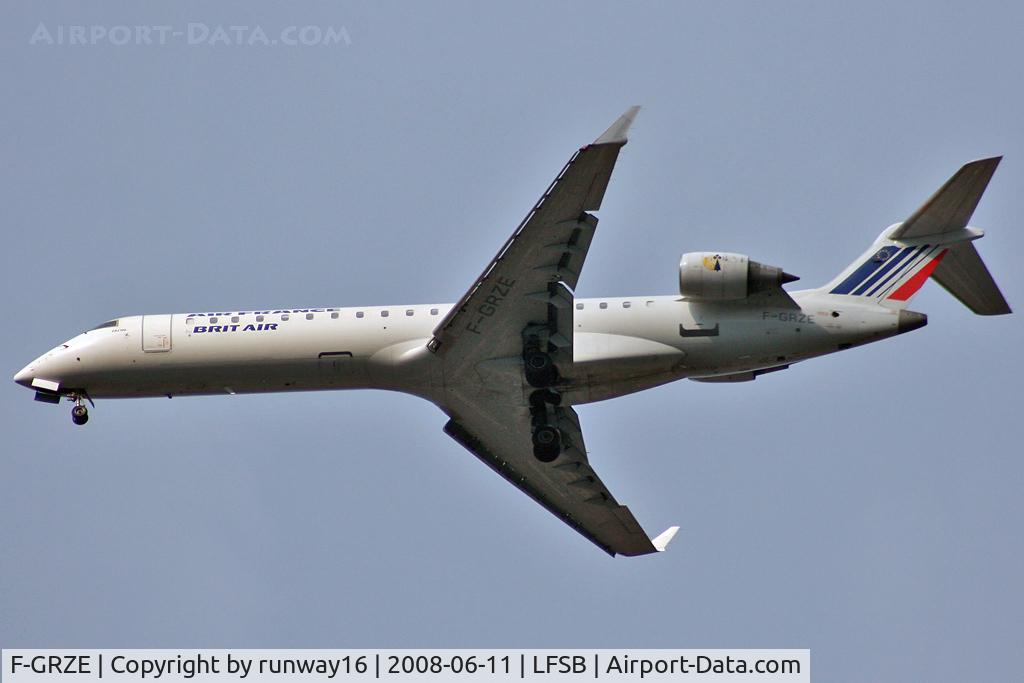 F-GRZE, 2001 Canadair CRJ-702 (CL-600-2C10) Regional Jet C/N 10032, BritAir flying for Air France