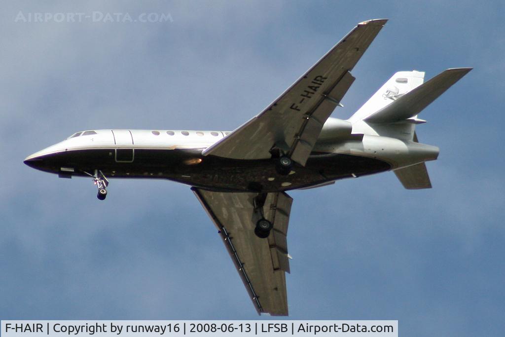 F-HAIR, 1981 Dassault Falcon 50 C/N 037, Groupe Jean Claude Darmon landing rwy 34