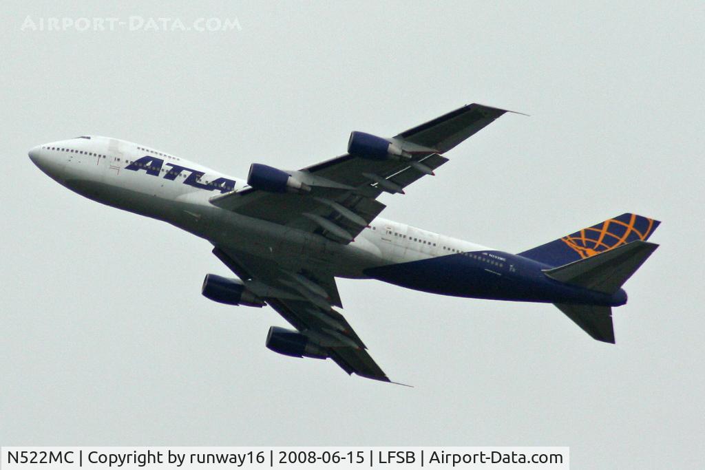 N522MC, 1979 Boeing 747-2D7B C/N 21783, take off rwy 16 Destination Boston /USA