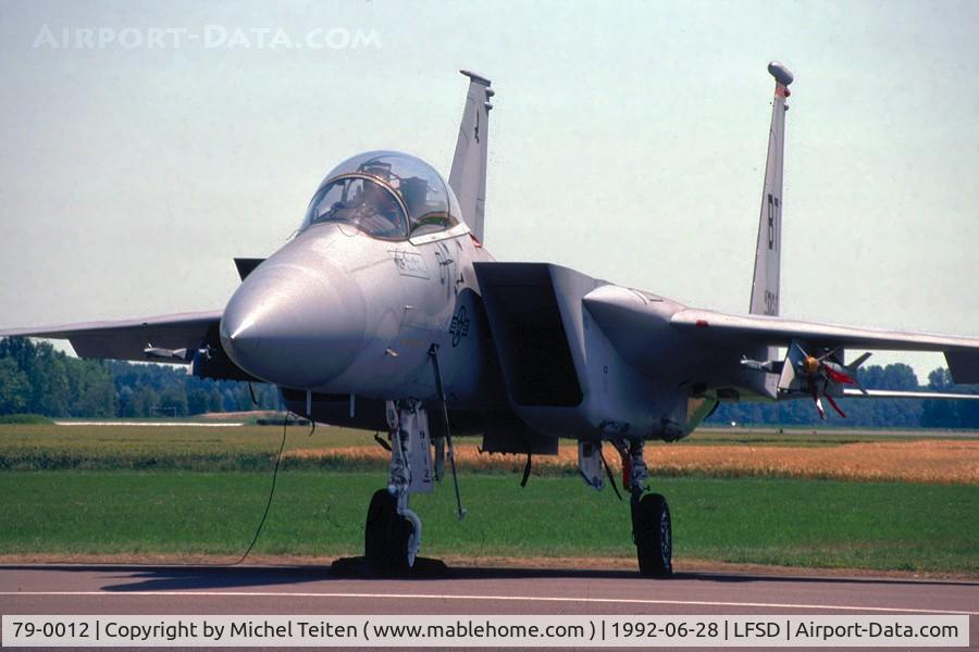 79-0012, 1979 McDonnell Douglas F-15D Eagle C/N 0609/D023, 22nd FS / 36th FW