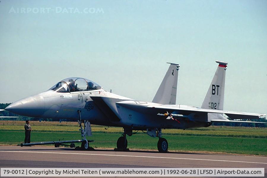 79-0012, 1979 McDonnell Douglas F-15D Eagle C/N 0609/D023, 22nd FS / 36th FW