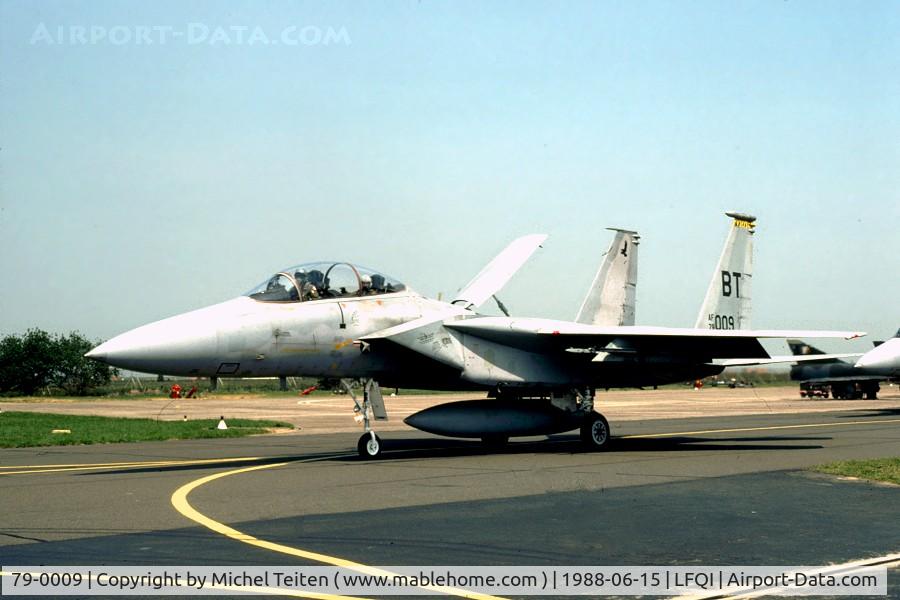 79-0009, 1979 McDonnell Douglas F-15D Eagle C/N 0589/D020, 53rd TFS / 36th TFW