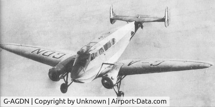 G-AGDN, 1936 General Aircraft Monospar ST-25 Universal C/N GAL/ST/25/89, In flight
