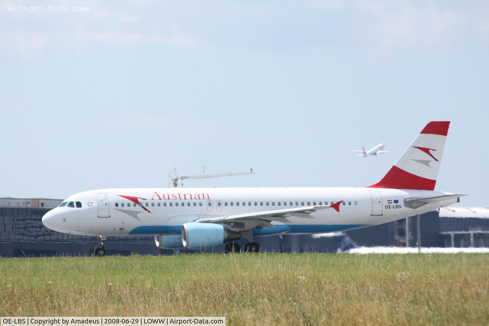 OE-LBS, 2000 Airbus A320-214 C/N 1189, Airbus A320 takeoff RWY16