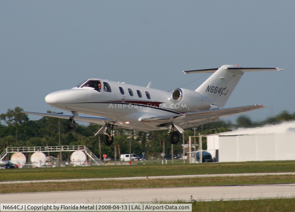 N664CJ, 2008 Cessna 525 CitationJet CJ1+ C/N 525-0664, Cessna 525