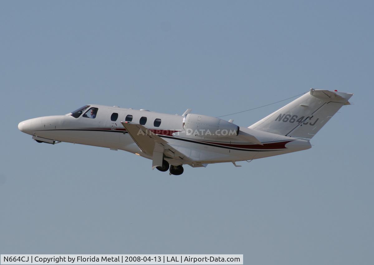 N664CJ, 2008 Cessna 525 CitationJet CJ1+ C/N 525-0664, Cessna 525