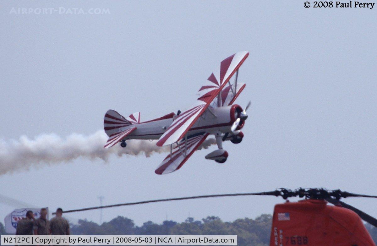 N212PC, 1941 Boeing A75N1(PT17) C/N 75-553, Low pass for the crowd
