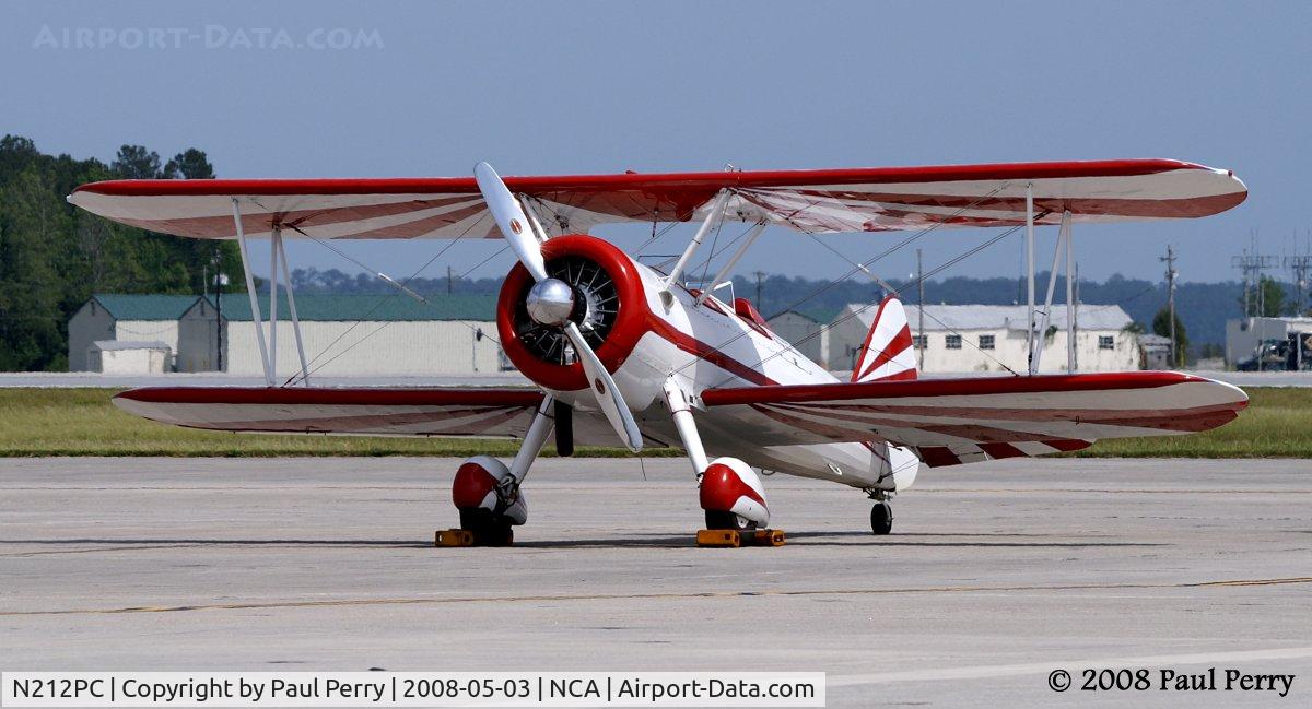 N212PC, 1941 Boeing A75N1(PT17) C/N 75-553, Resplendent on the ramp