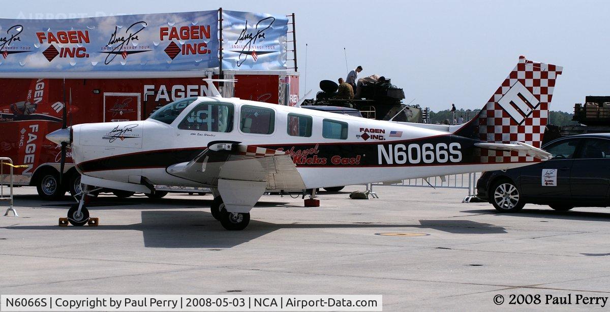 N6066S, 1975 Beech A36 Bonanza 36 C/N E-774, Seen with the team trailer in the background