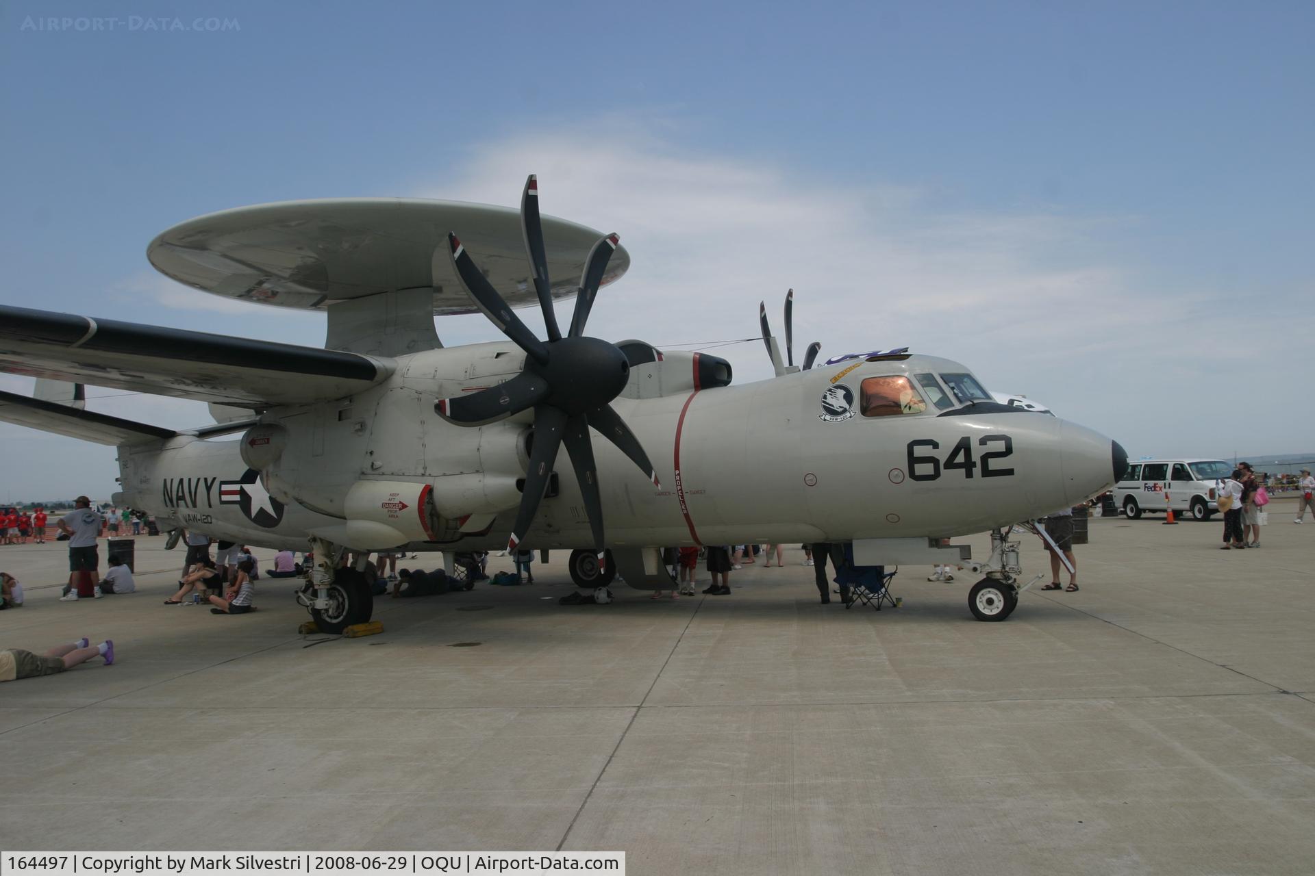 164497, Northrop Grumman E-2C Hawkeye C/N A163, Quonset Point 2008
