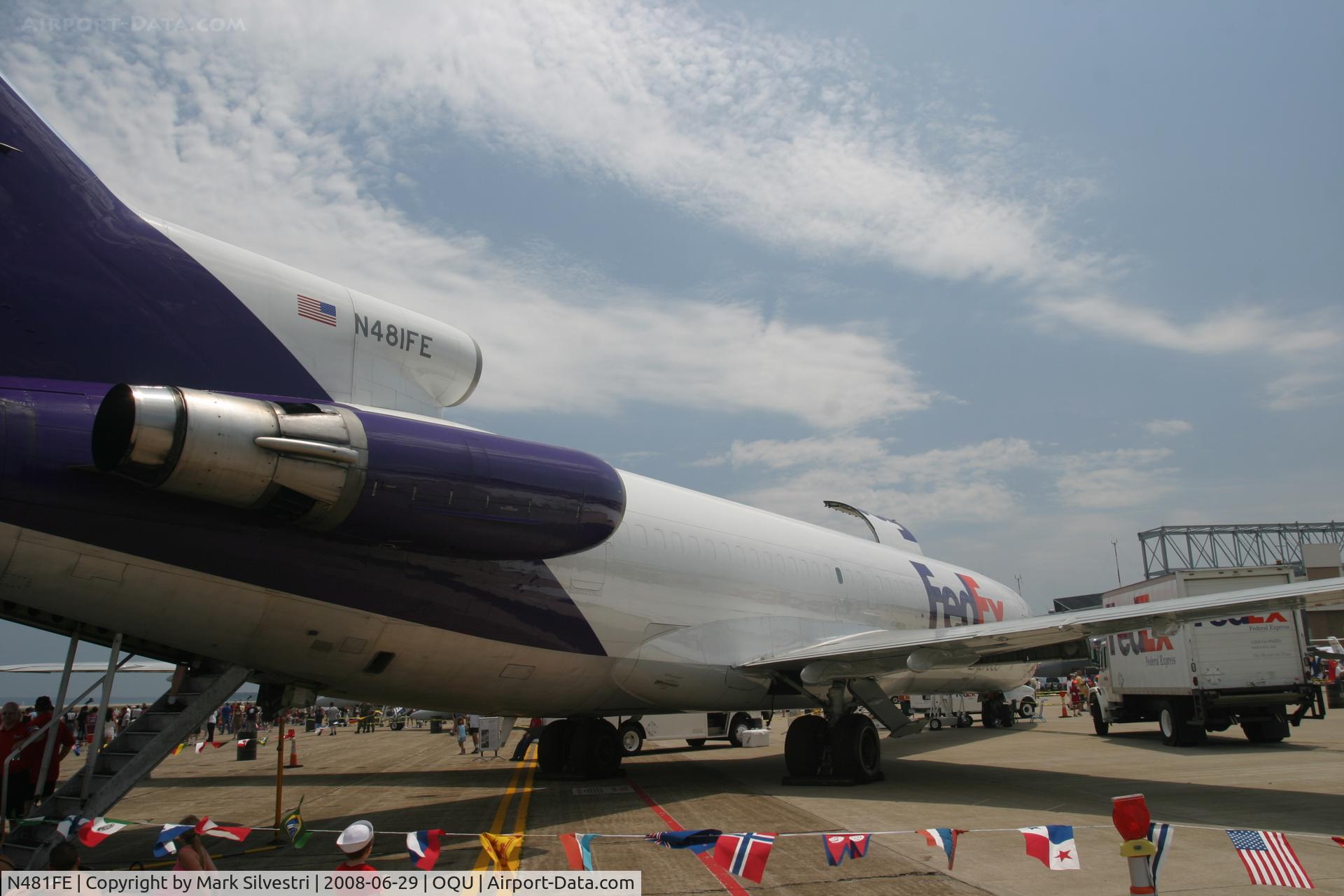 N481FE, 1978 Boeing 727-227F C/N 21463, Quonset Point 2008