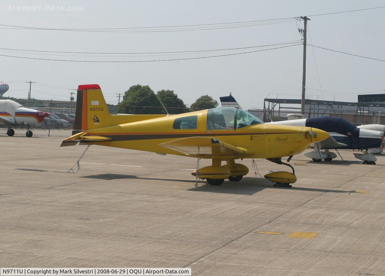 N9711U, 1977 Grumman American AA-1C Lynx C/N AA1C0119, Quonset Point 2008