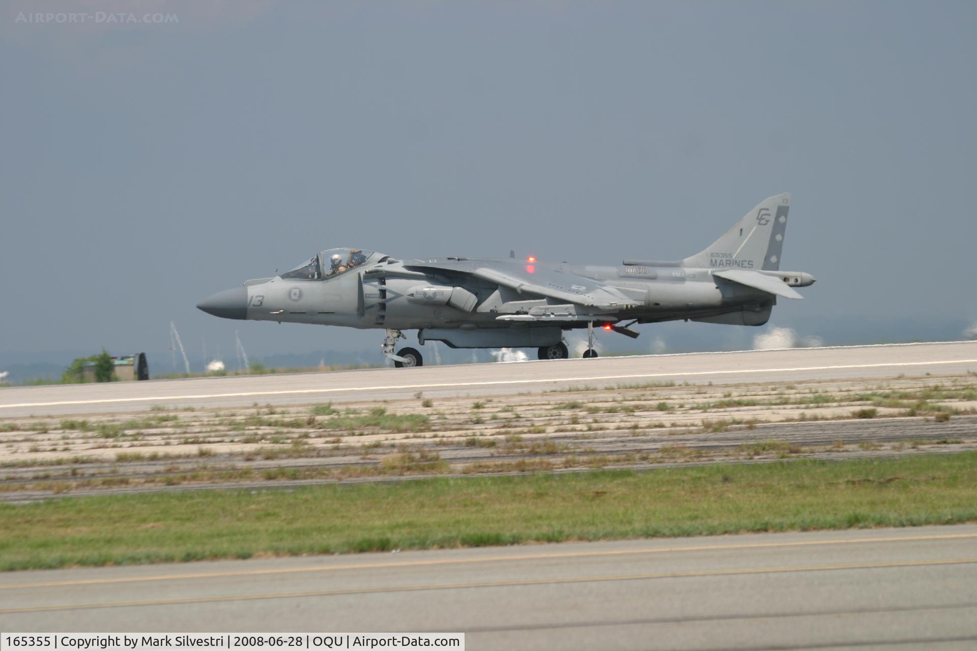 165355, Boeing AV-8B+(R)-25-MC Harrier II Plus C/N B272, Quonset Point 2008