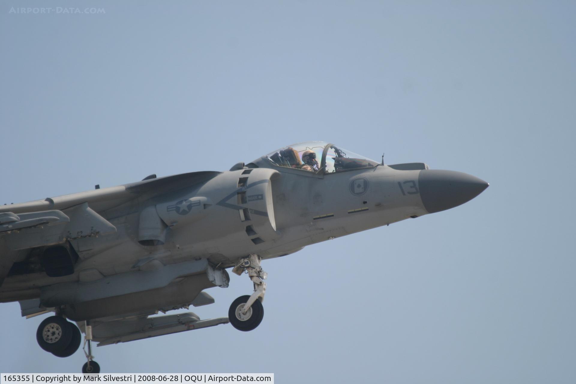 165355, Boeing AV-8B+(R)-25-MC Harrier II Plus C/N B272, Quonset Point 2008