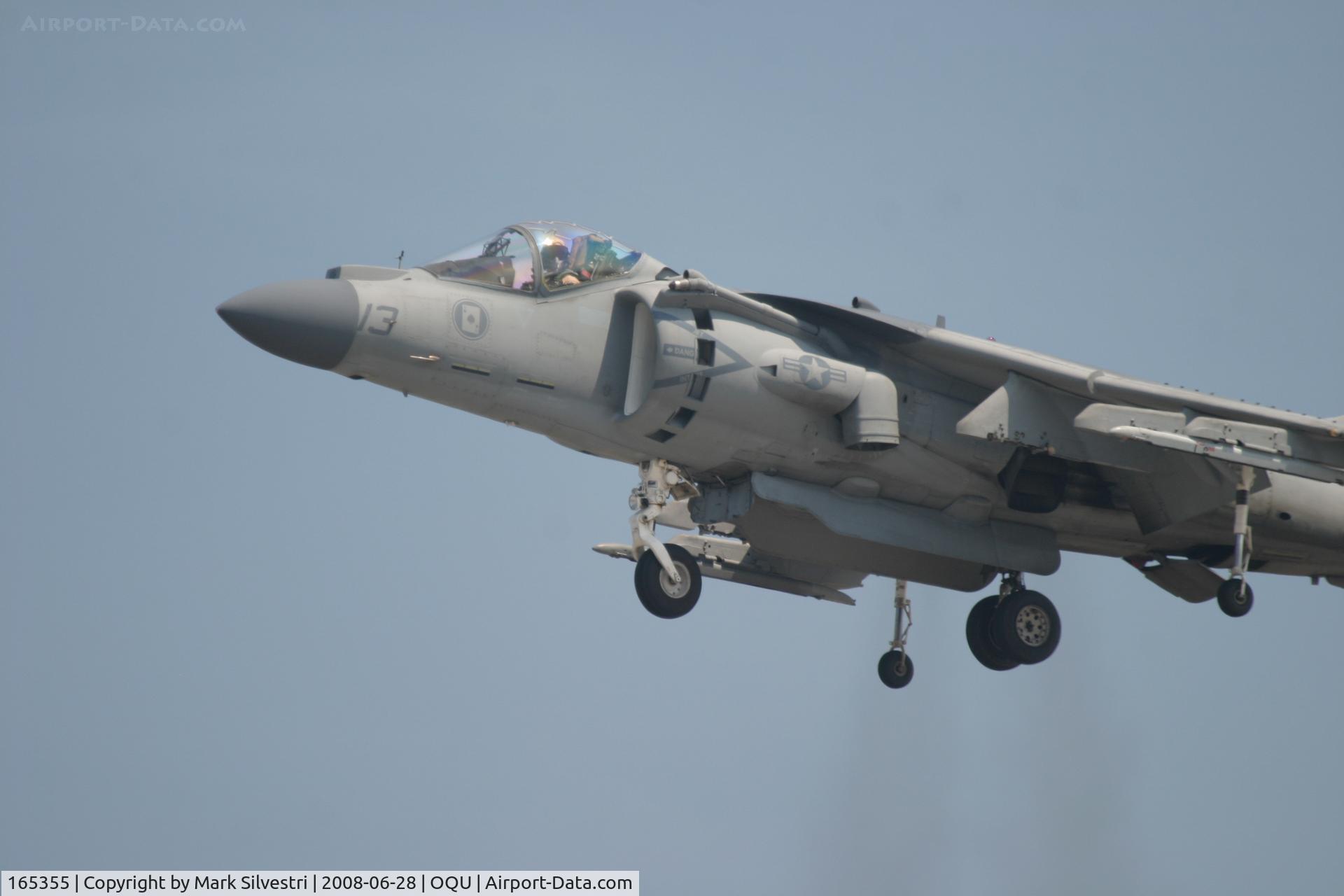 165355, Boeing AV-8B+(R)-25-MC Harrier II Plus C/N B272, Quonset Point 2008