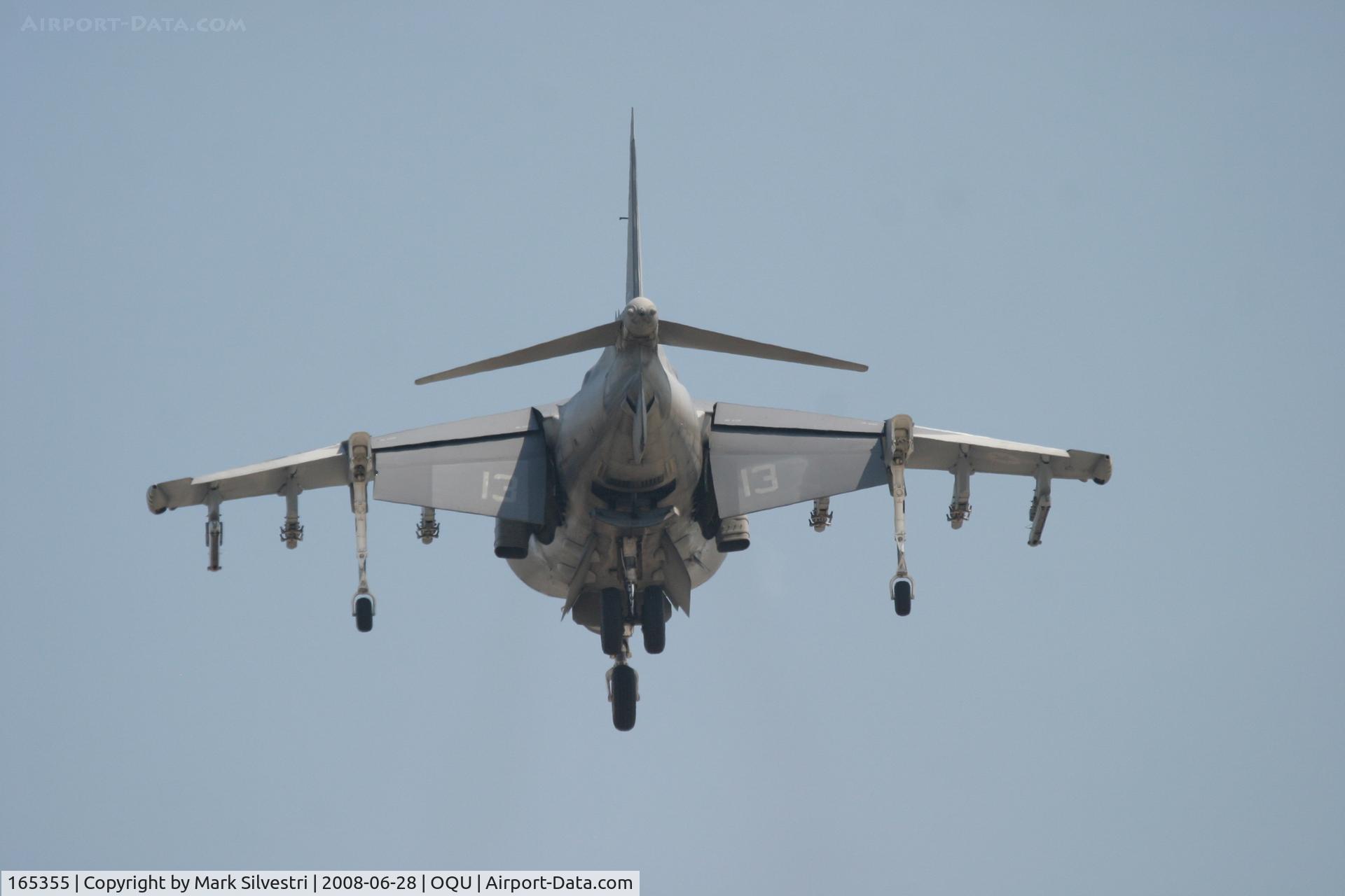 165355, Boeing AV-8B+(R)-25-MC Harrier II Plus C/N B272, Quonset Point 2008