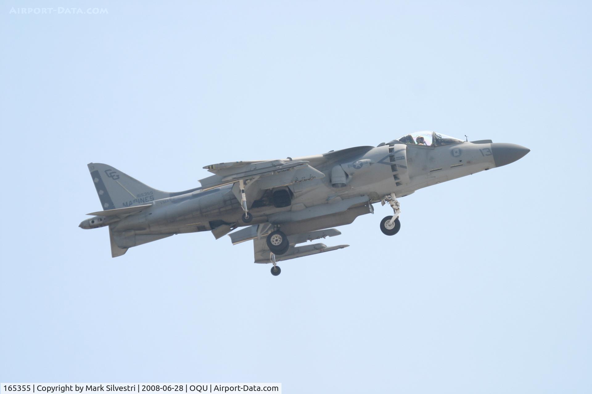165355, Boeing AV-8B+(R)-25-MC Harrier II Plus C/N B272, Quonset Point 2008