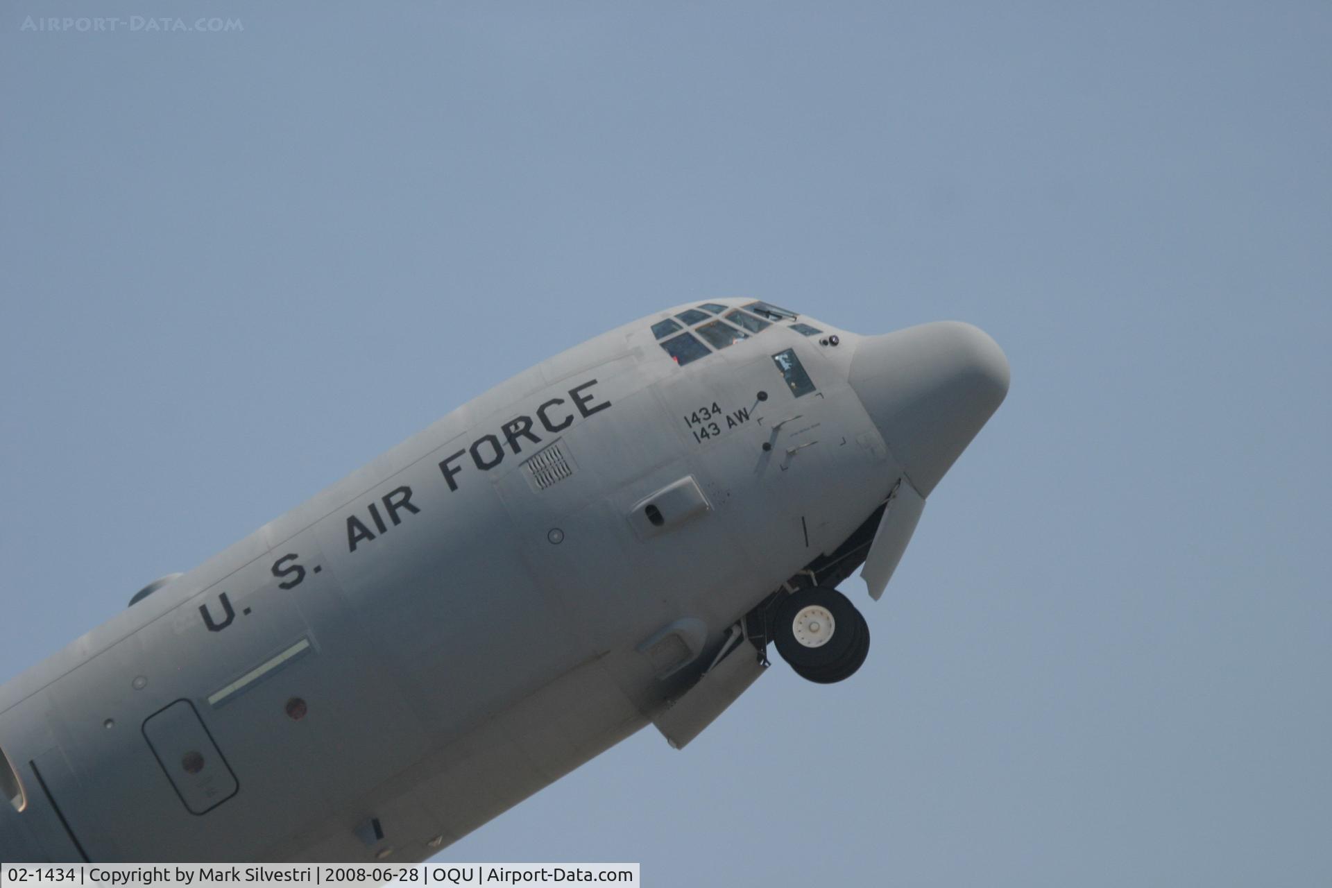 02-1434, 2002 Lockheed Martin C-130J-30 Super Hercules C/N 382-5547, Quonset Point 2008 - C-130J