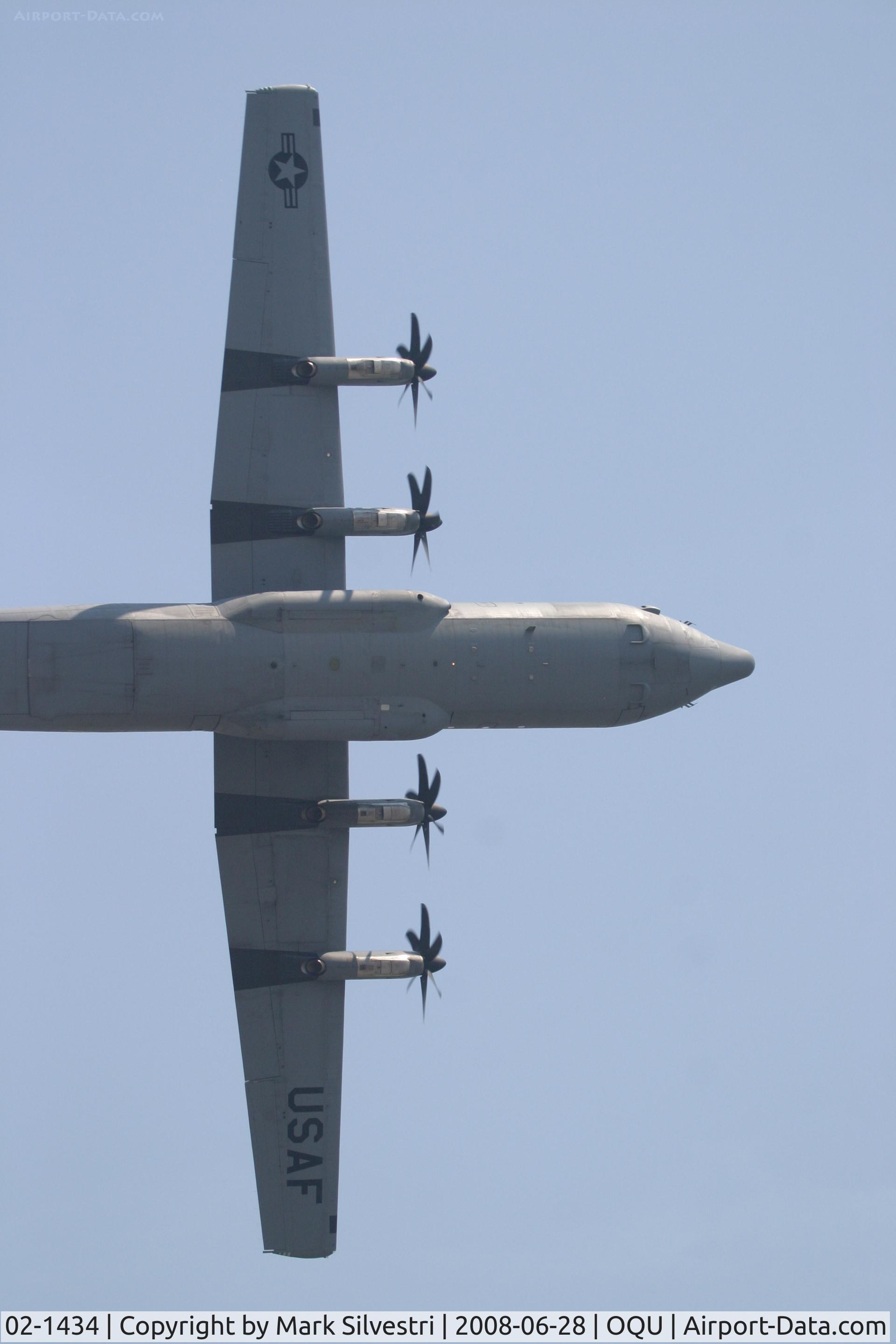 02-1434, 2002 Lockheed Martin C-130J-30 Super Hercules C/N 382-5547, Quonset Point 2008 - C-130J