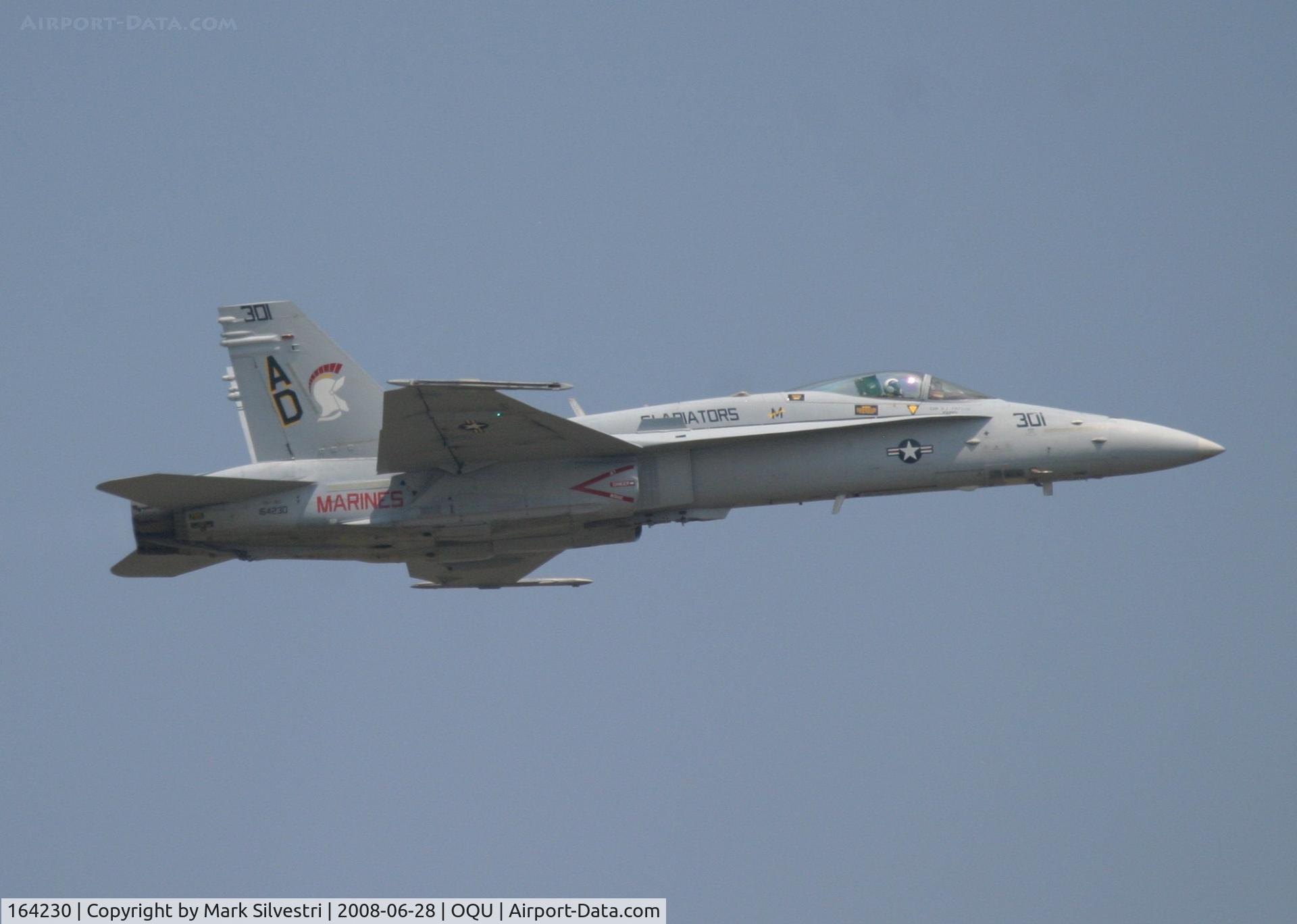 164230, 1991 McDonnell Douglas F/A-18C Hornet C/N 0993/C217, Quonset Point 2008 - F-18