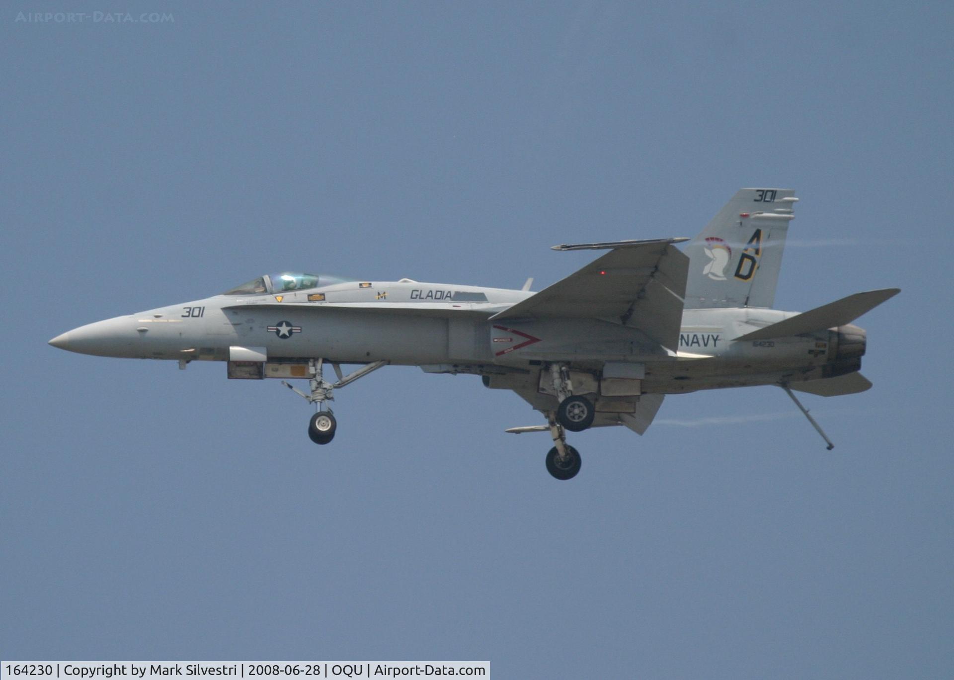 164230, 1991 McDonnell Douglas F/A-18C Hornet C/N 0993/C217, Quonset Point 2008 - F-18