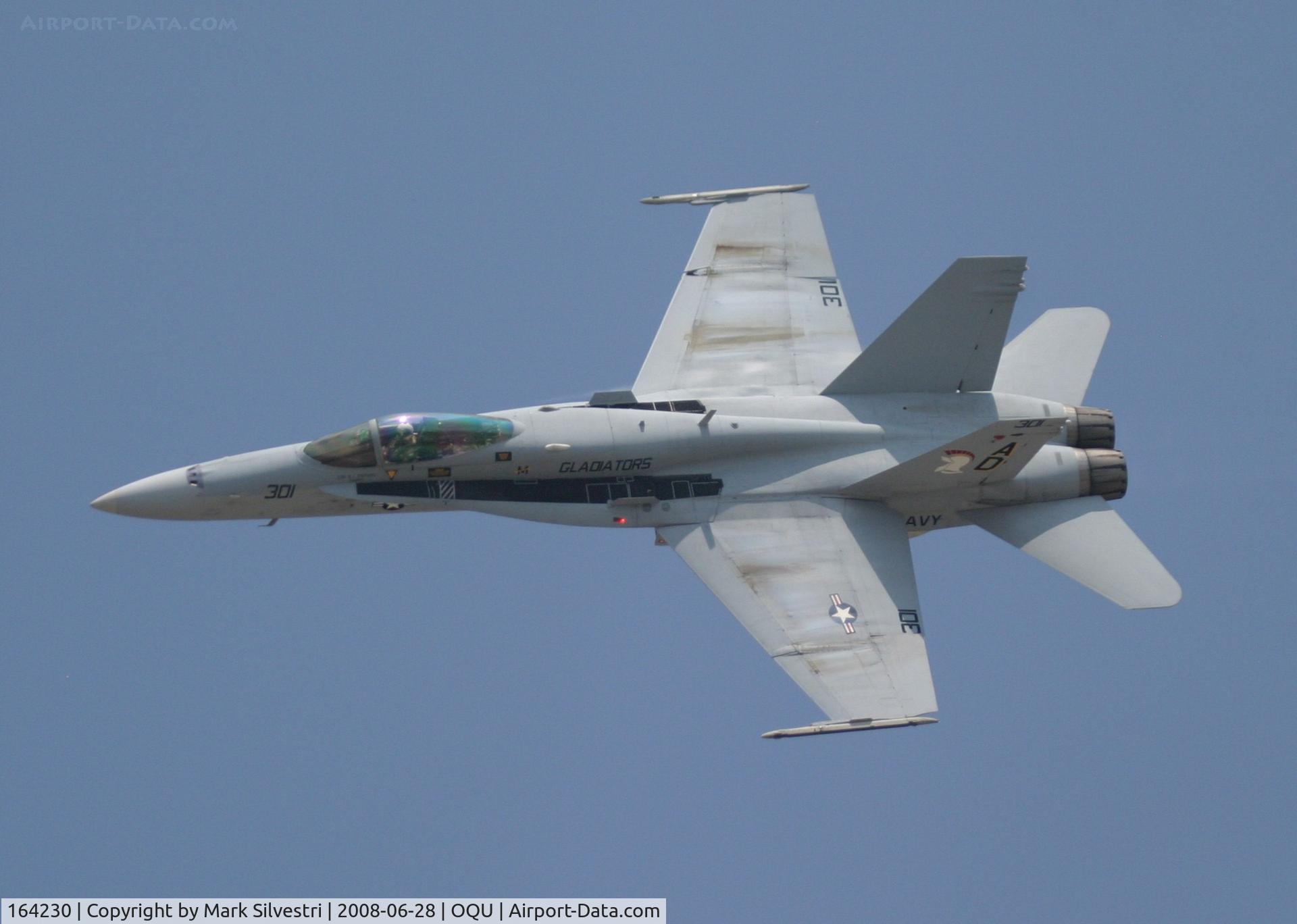 164230, 1991 McDonnell Douglas F/A-18C Hornet C/N 0993/C217, Quonset Point 2008 - F-18