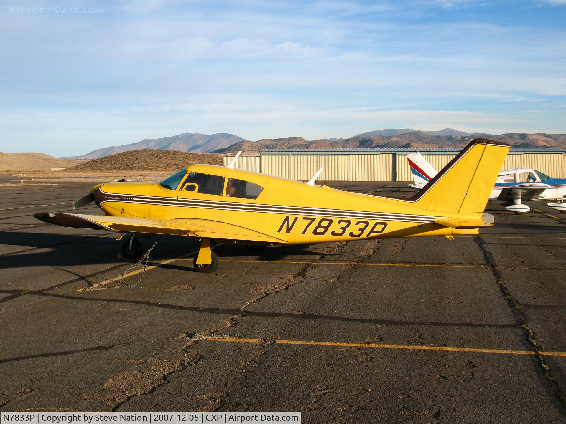 N7833P, 1962 Piper PA-24-250 Comanche C/N 24-3053, Bright yellow 1962 Piper PA-24-250 @ Carson City, NV