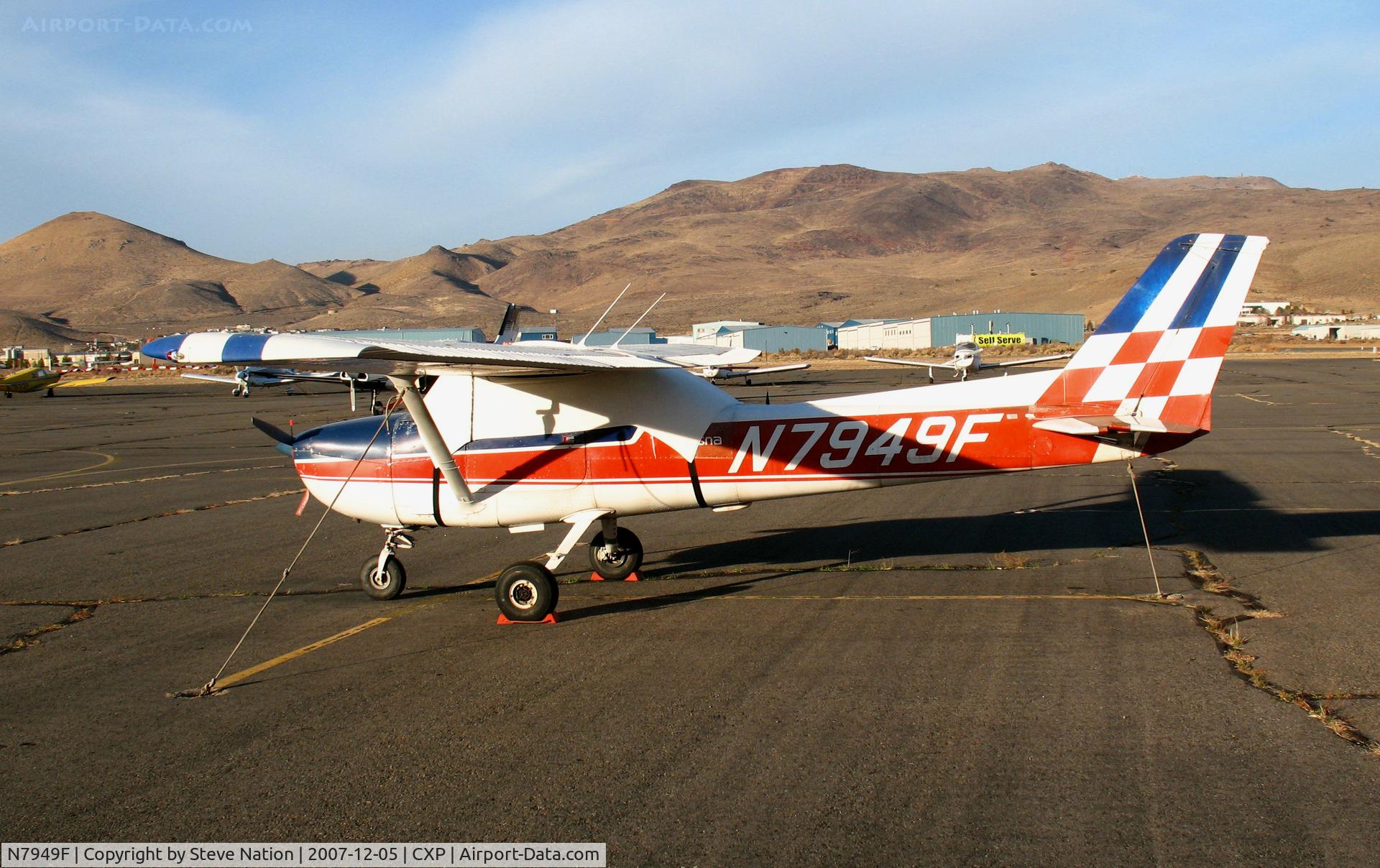 N7949F, 1973 Cessna A150L Aerobat C/N A1500452, 1973 Cessna A150L @ Carson City, NV
