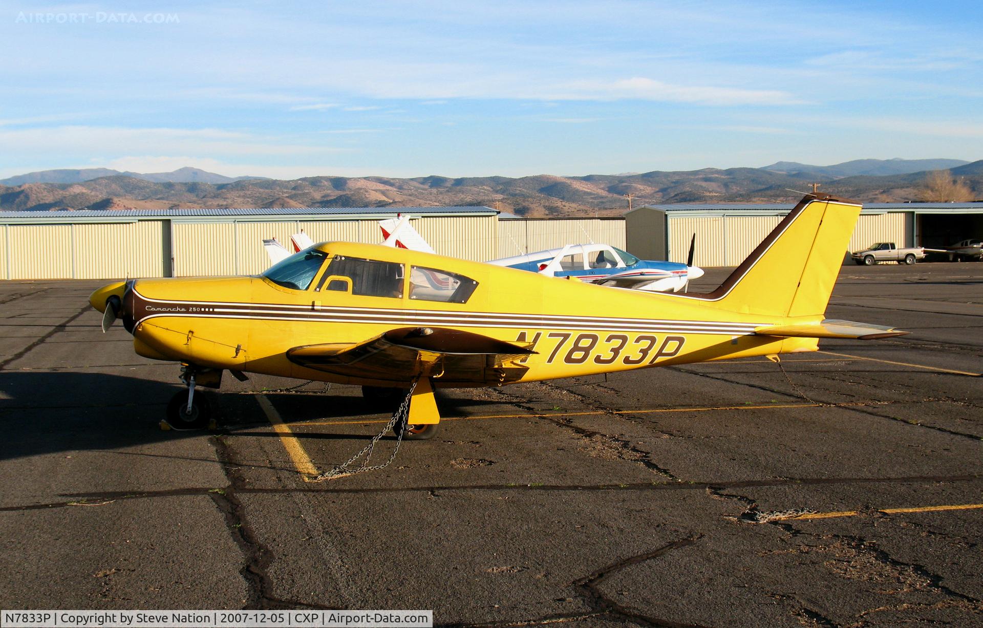 N7833P, 1962 Piper PA-24-250 Comanche C/N 24-3053, Bright yellow 1962 Piper PA-24-250 @ Carson City, NV