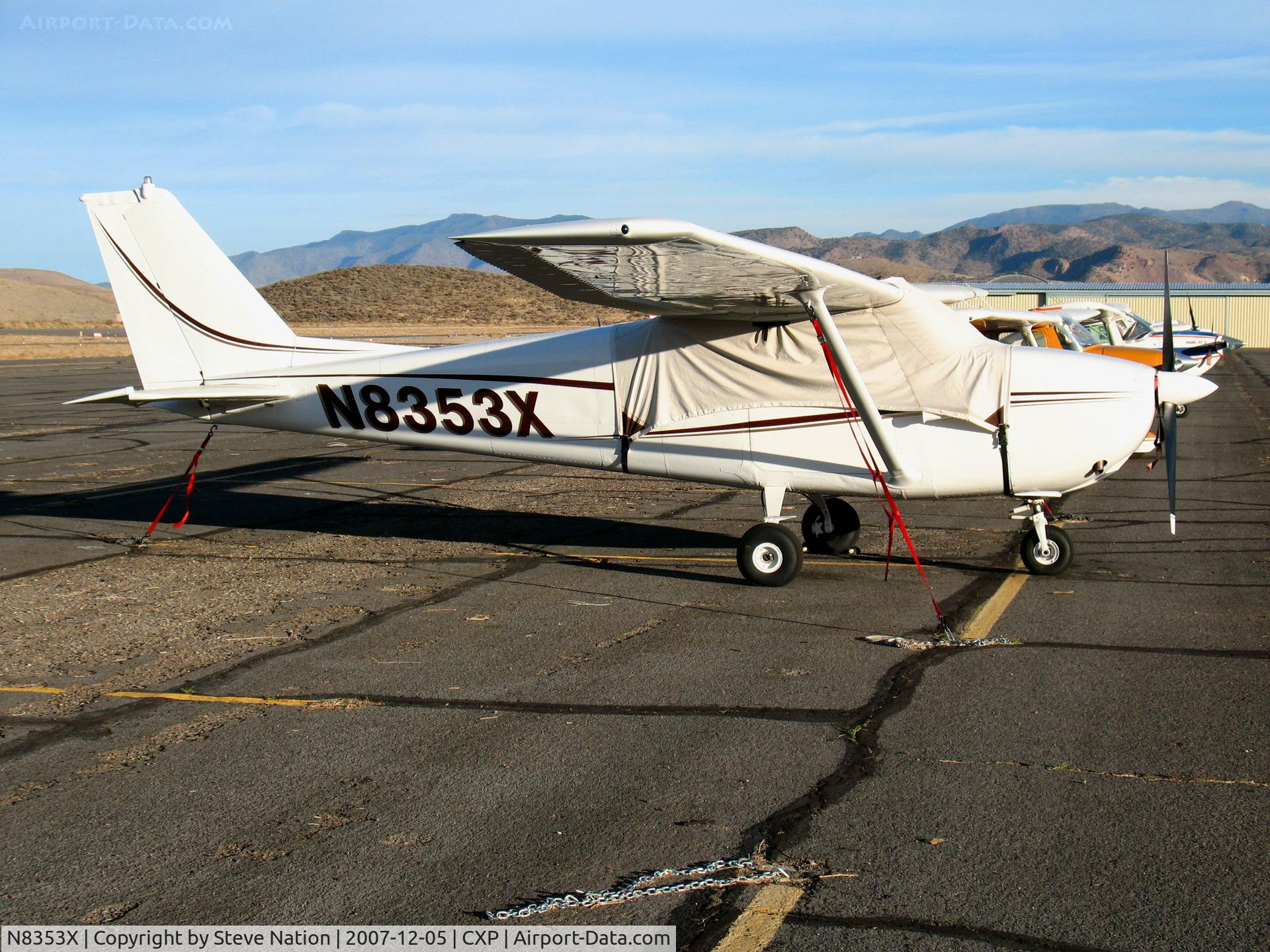 N8353X, 1961 Cessna 172C C/N 17248853, 1961 Cessna 172C with cockpit cover @ Carson City, NV
