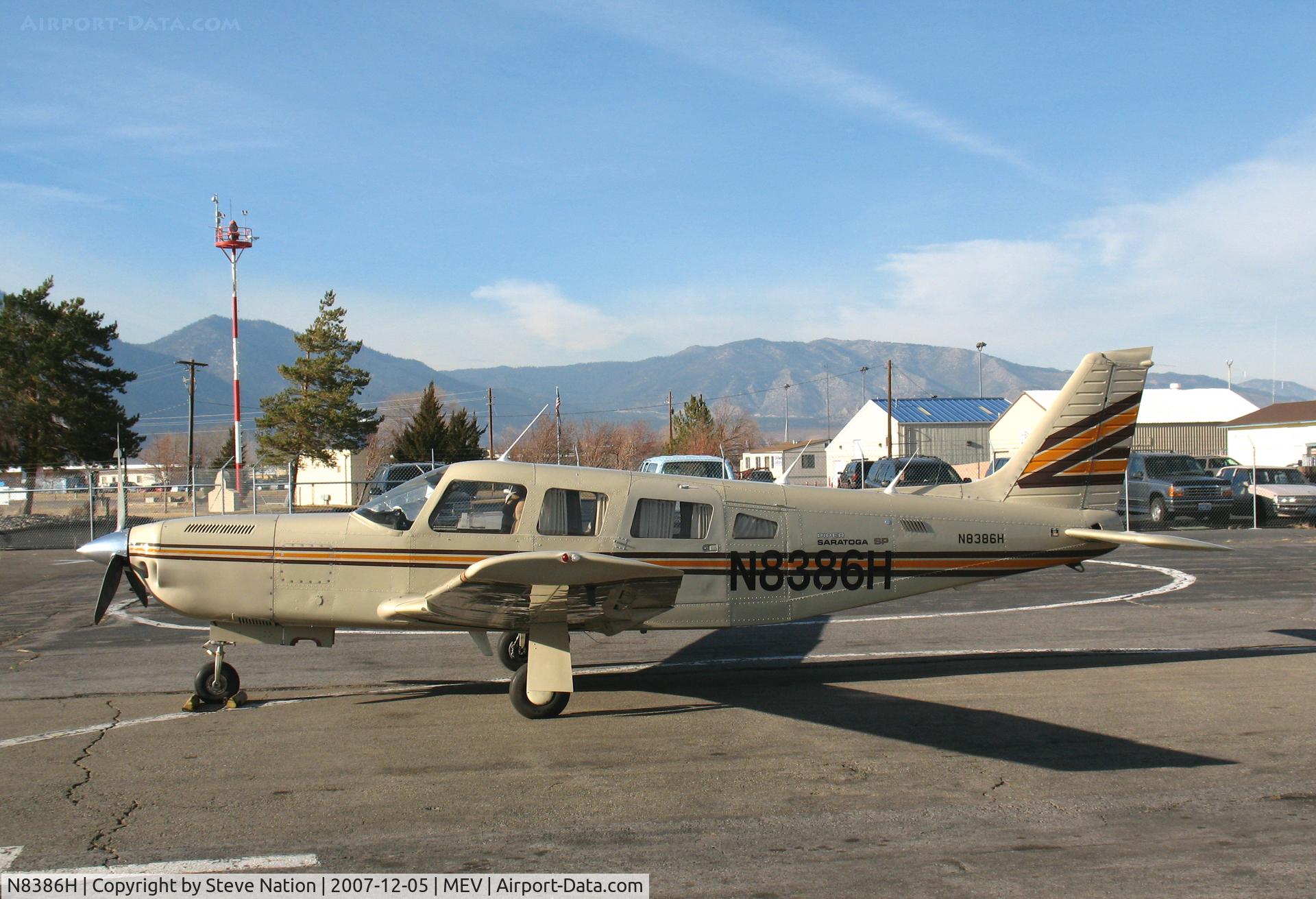 N8386H, 1981 Piper PA-32R-301T Turbo Saratoga C/N 32R-8129067, 1981 Piper PA-32R-301T @ Minden, NV