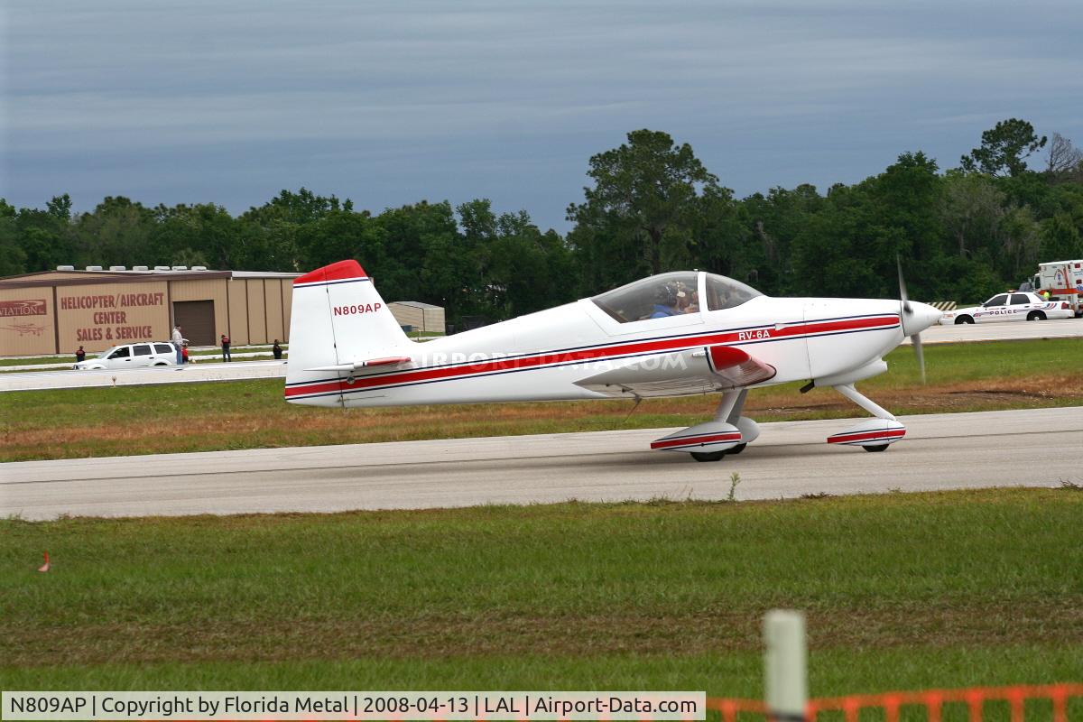 N809AP, Vans RV-6A C/N 21823, Vans RV-6