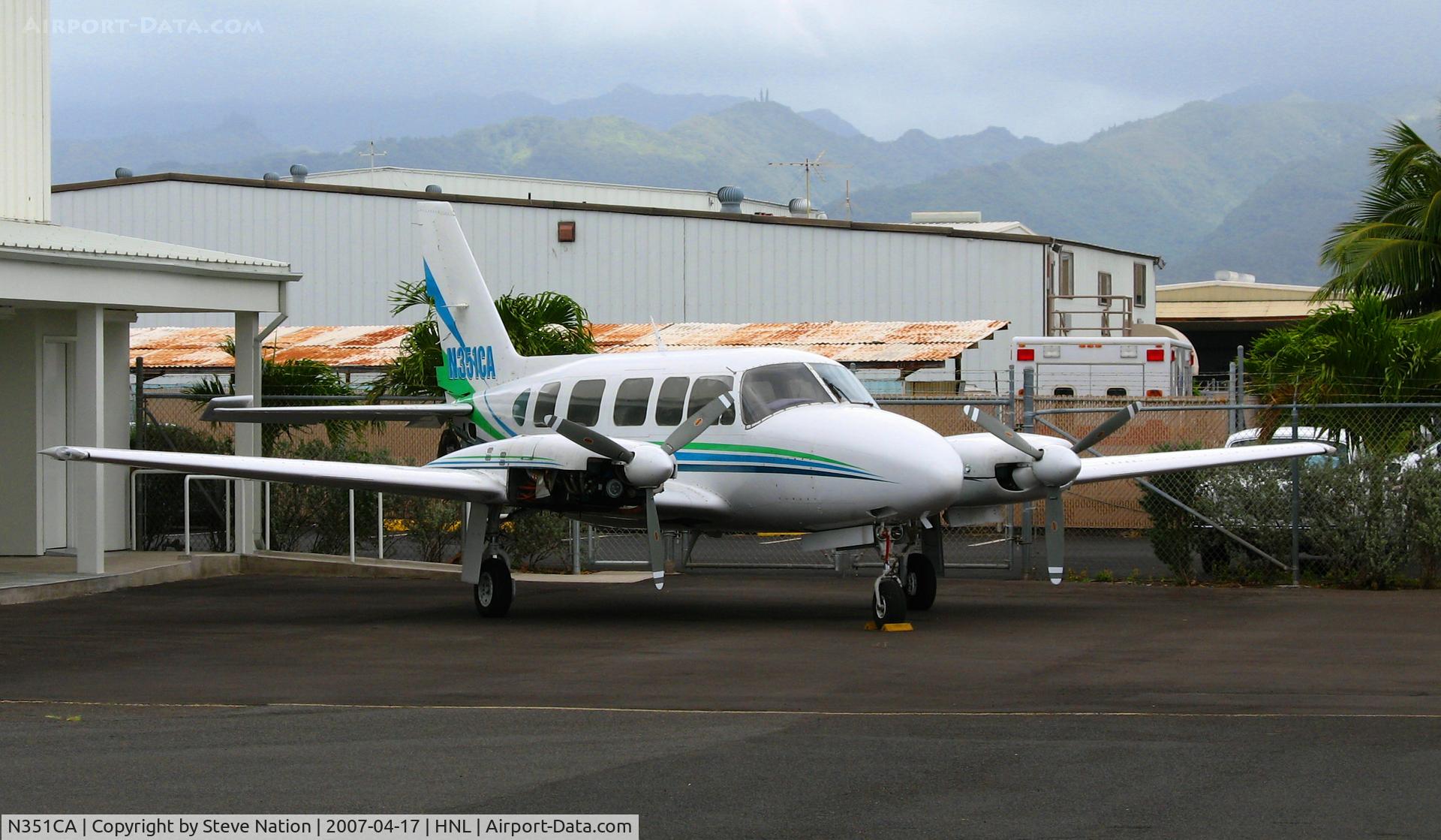 N351CA, 1978 Piper PA-31-350 Chieftain C/N 31-7852075, 1978 piper PA-32-350 @ Honolulu, HI