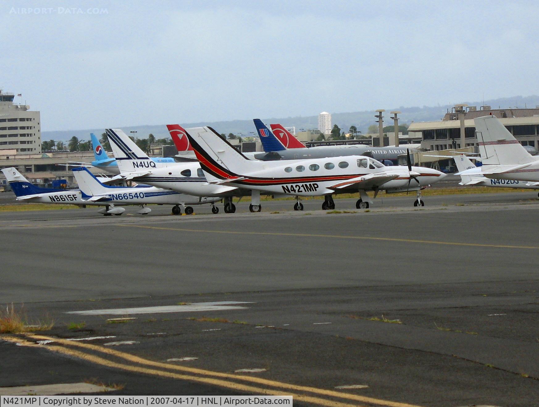 N421MP, 1975 Cessna 421C Golden Eagle C/N 421C0004, 1975 Cessna 421C @ Honolulu, HI