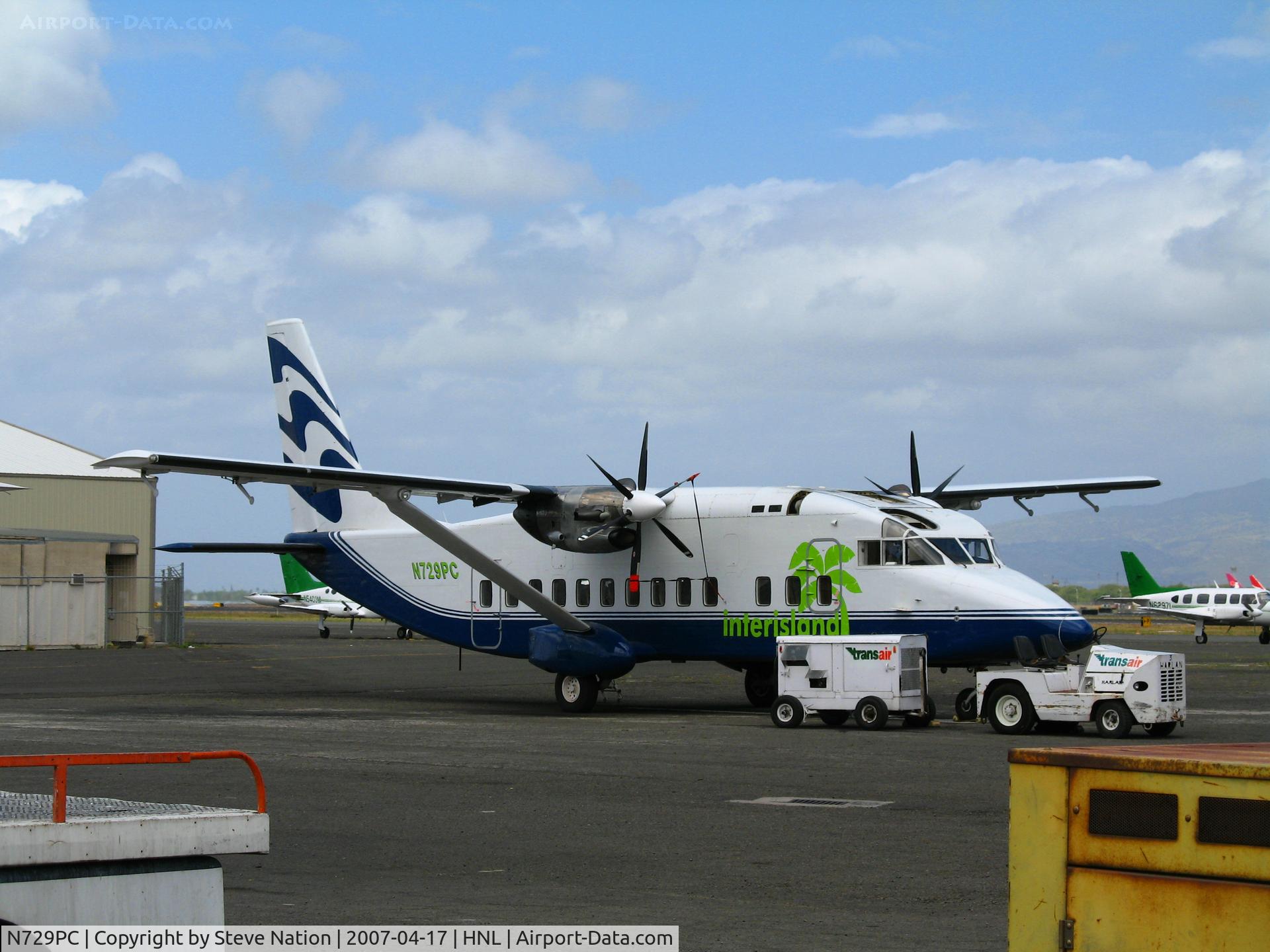 N729PC, 1987 Short SD3-60-200 C/N SH3729, Interisland (air cargo) Short Bros SD3-60 @ Honolulu, HI
