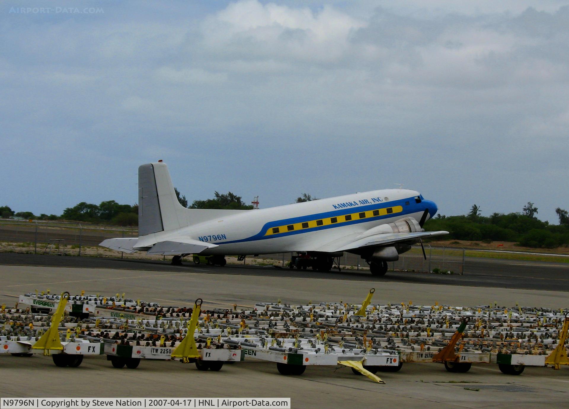 N9796N, 1952 Douglas R4D-8 C/N 43375, Kama ka Air (Cargo) 1952 Douglas R4D-8@ Honolulu, HI