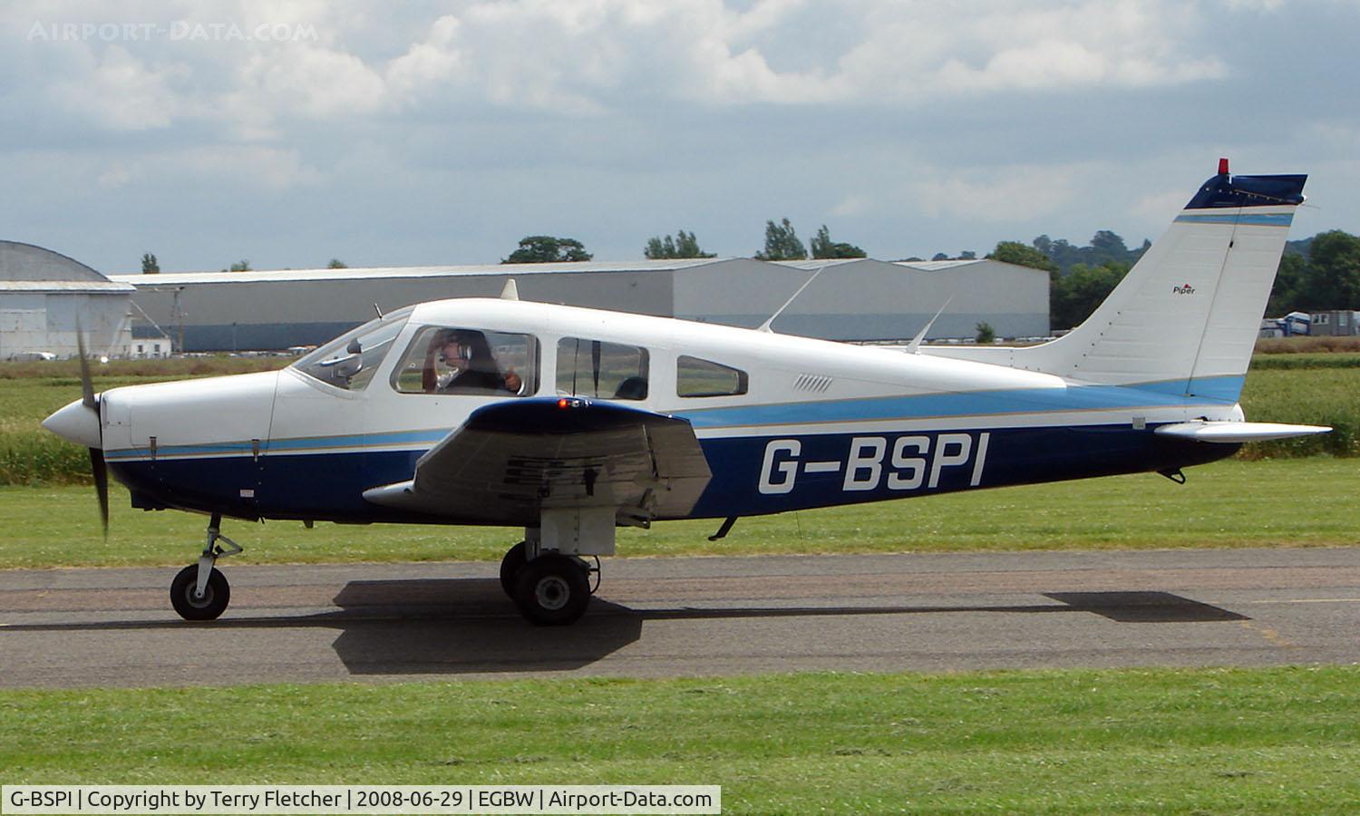 G-BSPI, 1981 Piper PA-28-161 C/N 28-8116025, Piper Pa-28-161 on a sunny Sunday afternoon at Wellesbourne